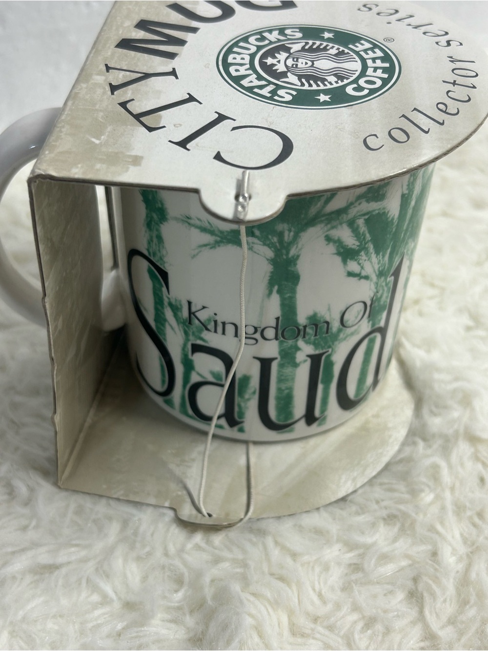 Starbucks White & Green City Mug Collector Series